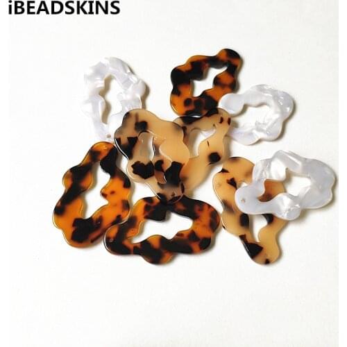 New arrival! 50pcs 41x27mm acetic acid Oval-shape charm for earrings accessories,Earring parts,jewelry making DIY