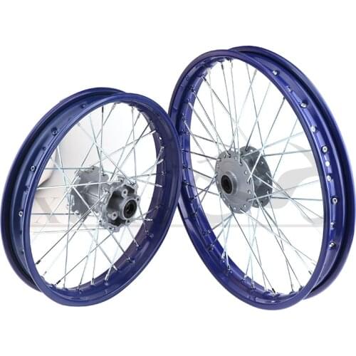 1.60x19 and 1.85x16 inch aluminum alloy wheels front and rear alloy rims for KAYO HR-160cc TY150CC dirt pit bike 16/19 inches