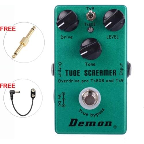 Handmade upgraded TS9 And TS808 Overdrive/Distortion Tube Screamer 2 in1 true bypass