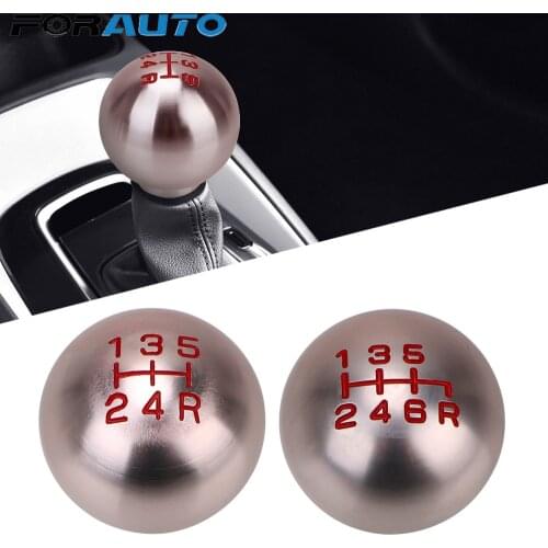 Car 5/6 Speed Manual Transmission Gear Shift Knob Ball M10x1.5 Thread Shifter Lever Handle For Honda Civic City CRV