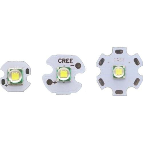 LED 3.2-3.4V 5050 CREE 1-3W 45mil Full Power LED Flashlight Car Lights Lamp Bead White 6500K With 10MM 16MM 20MM Aluminum PCB