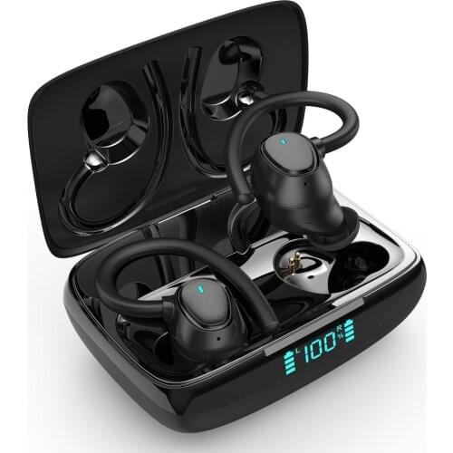 TWS Bluetooth 5.1 Earphones LED Display Charging Box Wireless Headphones Sports Waterproof Earbuds Headsets With Microphone