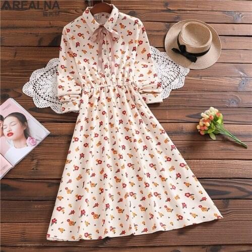 Corduroy Dress Women vintage Floral print Casual loose woman dress autumn winter Elegant Sweet dresses for women party Vestidos