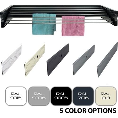 Waaw laundry drying rack home room balcony 75 cm foldable clothes dryer hanger new generation collapsible wall mounted vertical