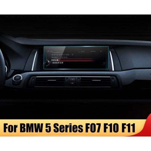 For BMW 5 Serie F07 F10 F11 F18 2010-2016 Tempered Glass Car Navigation Screen Protector Touch Display Film Protective Sticker