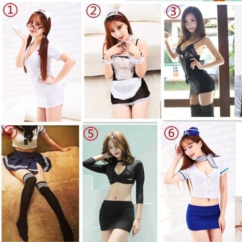 Sexy Lingerie Nurse Maid Student Cosplay Costumes Babydoll Lace Erotic Sexy Women Underwear Erotic Underwear Babydoll Sleepwear
