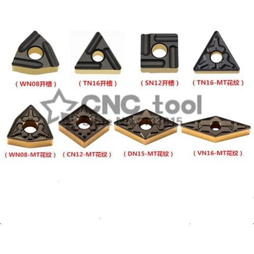 10PCS WNMG080408R-S/WNMG080404R-S Carbide inserts WNMG080404L-S Blade CNC Lathe Tools External Turning Tools for Steel