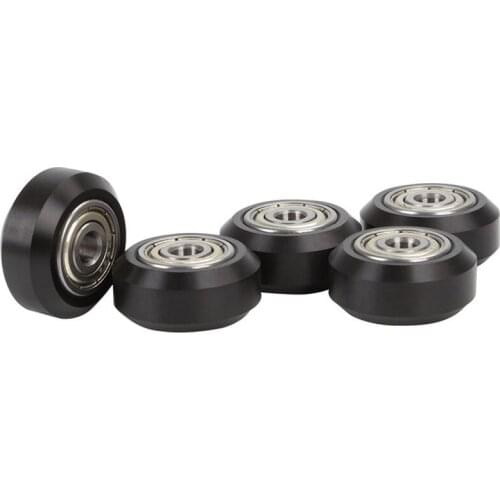 2/5pcs Creatity 3D Openbuilds Embedded plastic passive Bearing Pulley for cr-10 ender-3 Carriage plate/Extruder 3d Printer parts