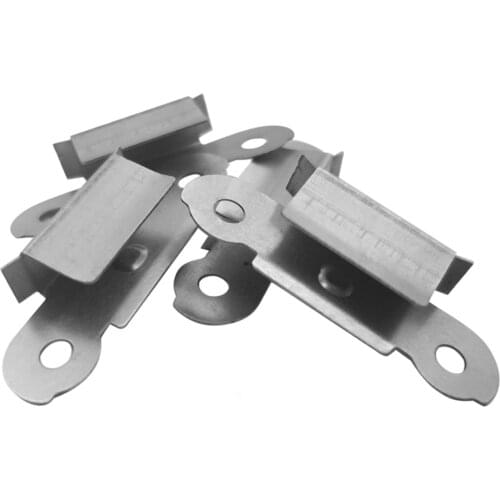 4pcs Hot Bed Glass Platform Fixation Fix Clamp Clip Stainless Steel for Ultimaker 2 Creality 10 Ender 3 E12 A8 A6 3D Printer