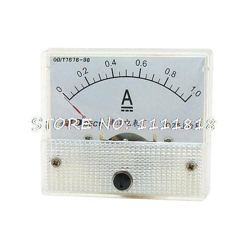 85C1 DC 0-1A Analog Panel Meter Ammeter Gauge New