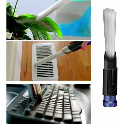 Vacuum Cleaner Accessory Tool Portable Dust Brush Cleaning Tool Straw Brush Cleaner Decontamination Device