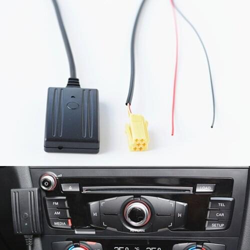 Car Bluetooth Microphone Phone Call Handsfree Kit Music AUX-IN Audio Adapter for Fiat Alfa Romeo Lancia Mercedes SMART451