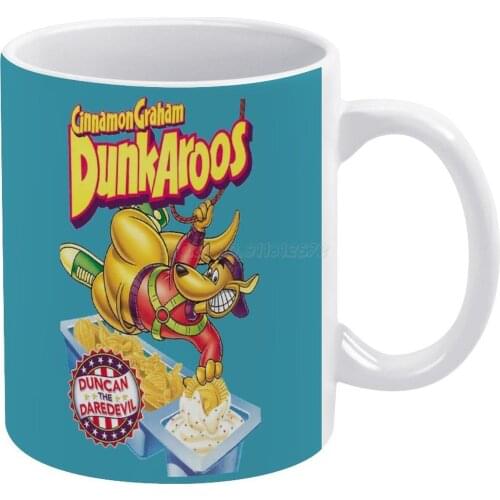 Dunkaroos 90s White Mug Coffee Mugs Girl Gift Tea Milk Cup Mugs Dunkaroo Dunkaroos 9s Vintage Cereal Breakfast Retro Throwback