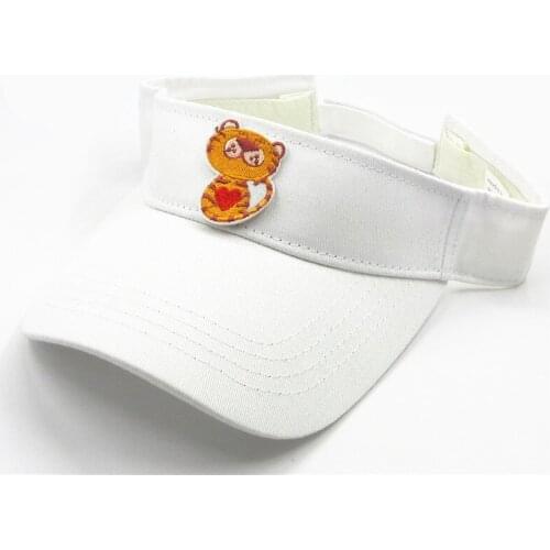 2020 Cotton Cartoon Tiger Embroidery Visors Baseball Cap Adjustable Snapback Cap for Men and Women 160