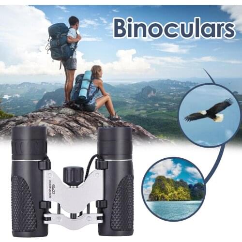 High Definition Binoculars Telescope 40x22 Waterproof Mini Bird Watching Zoom 8X Scope Hiking Camping Binoculars For Travel Hunt