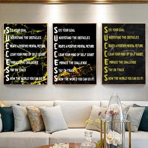 Struggle Success Canvas Posters Motivational Wall Art Quote Prints Wall Pictures for Living Room Home Wall Cuadros Nordic Decor