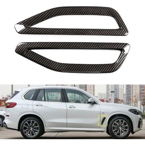 For BMW X5 2019 Car Front Fender Side Wing Decoration Frame Stickers Exterior Car Styling Mouldings