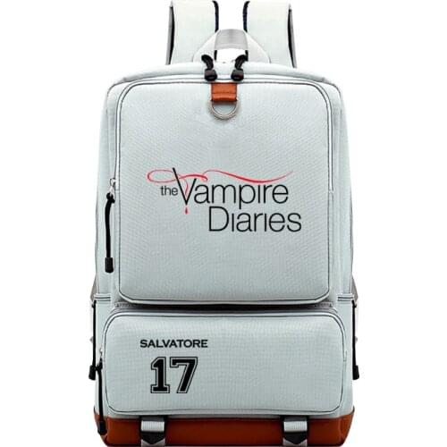 Cool The Vampire Diaries Backpack Boys Girls Mens Women Book Bags Teens Students School Rucksack Travel Laptop Casual Knapsack