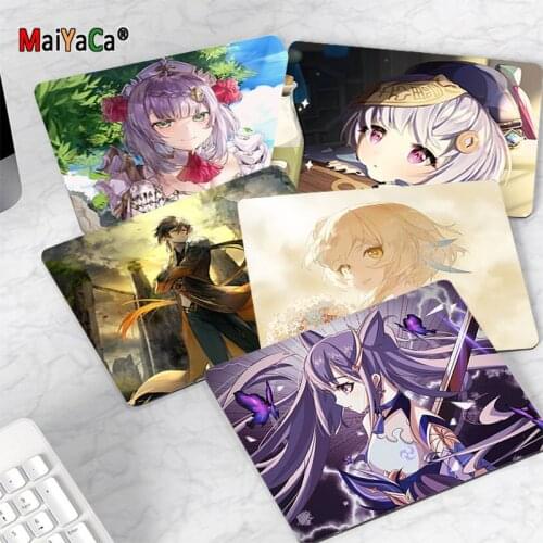 MaiYaCa Non Slip PC Genshin Impact Comfort Mouse Mat Gaming Mousepad Top Selling Wholesale Gaming Pad mouse
