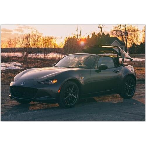 Mazda MX-5 RF Wallpaper Sports Car Posters and Prints Canvas Wall Art Modern Painting for Home Decor