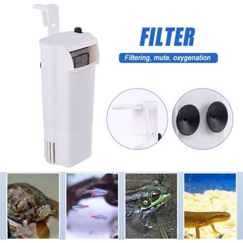 NEW Aquarium Turtle Low Water Filter Pumps Fish Tank Waterfall Water Circulation Pet Products Accessories