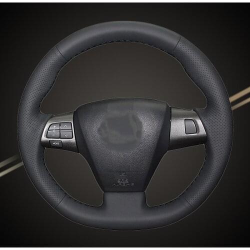 Car Braid On The Steering Wheel Cover for Toyota Corolla 2011 2012 2013 RAV4 2011 2012 Car-styling Auto Braiding Wheel Covers