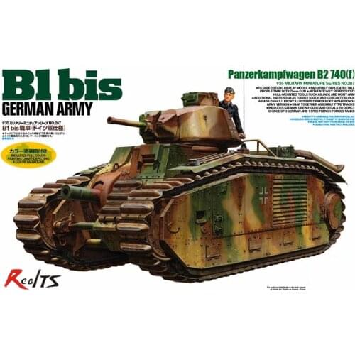 RealTS Tamiya model 35287 1/35 B1 bis Tanks (German Army Ver.) plastic model kit