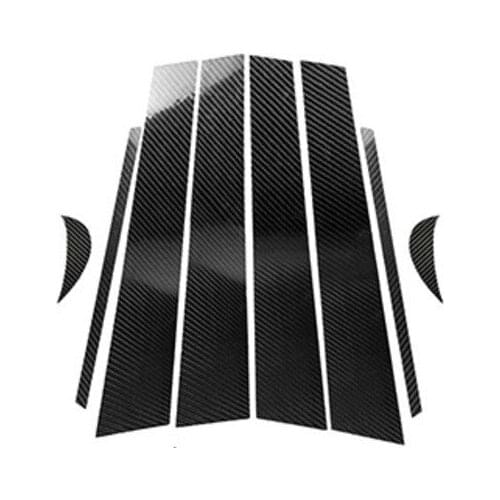 Fit For Toyota Camry 2018-2019 Carbon Fiber Big B-pillar Center Column Cover Window Door Window Decoration Car Accessories