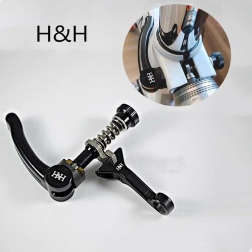 HH seatpost clamp enhanced version Ultra-light aluminum alloy titanium shaft clip for brompton bike seat post part