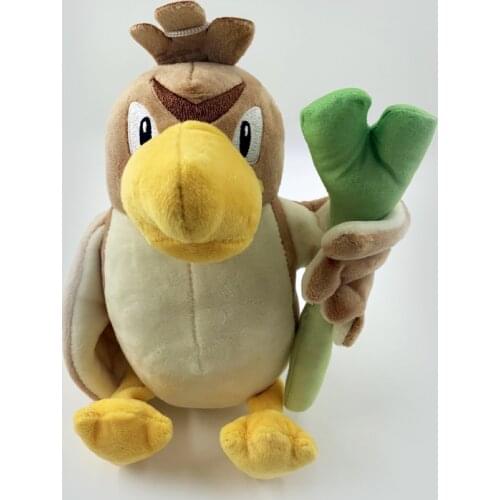 Pokemon Anime Kawaii Farfetch'd Plush Toy Sitting Position Duck Soft Stuffed Doll Kids Gift 23cm New Hot