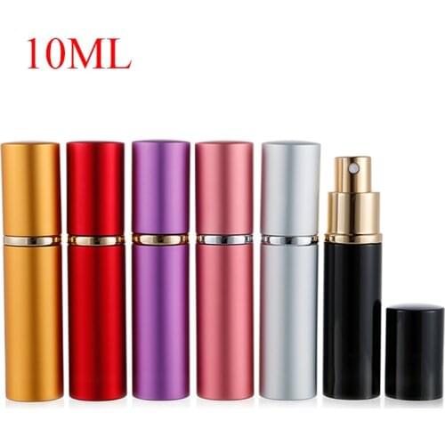 5ml 10ml Perfume Bottle Empty Refillable Bottle Portable Mini Travel Size Cosmetics Container Perfume Lotion Spray Atomizer
