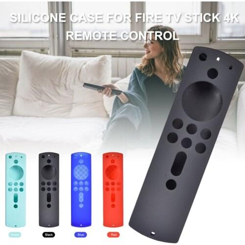 Silicone Case Protective Cover for Amazon Fire TV Stick 4K 5.9" Remote Control Shell Cases