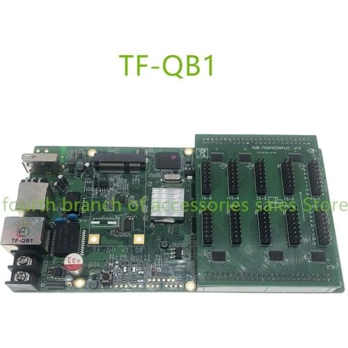 TF-QB1 USB and Network port video and audio full color led controller card supports 384*256 512*192