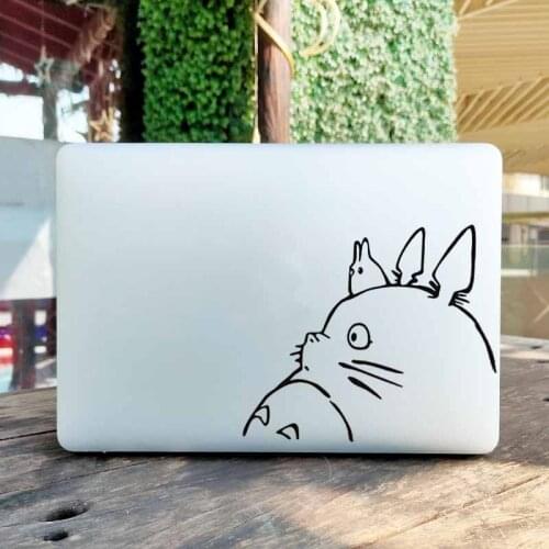 Totoro Anime Vinyl Laptop Decal Sticker for Apple MacBook Air Decal 13 Pro Retina 11 12 15 17 inch Mac Mi Notebook Skin Sticker