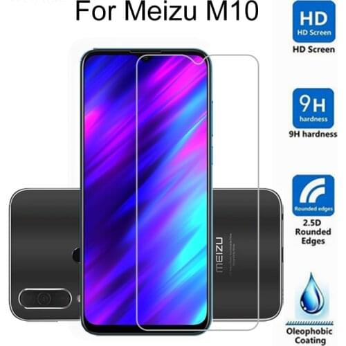 9H Premium Tempered Glass For Meizu M10 Glass Screen Protector Transparent On For Meizu M10 HD Protective Film meizu m10