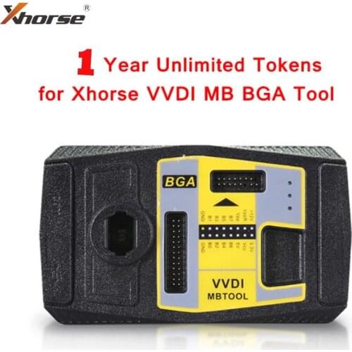 Xhorse One Year Unlimited Tokens for Xhorse VVDI MB BGA Tool for One Year Period for BENZ Password Calculation Unlimited Token