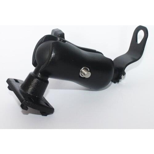 Motorcycle Scooter Mirror Rear View Mount with 6.5 cm Socket Arm for Waterproof Phone Cases