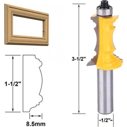 1/2inch Frame Molding Router Bit Line knife Door knife Tenon Cutter for Woodworking Tools