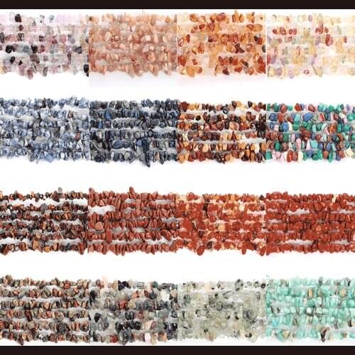 Irregular Gravel Chip Stone Beads Natural Stone Beads Loose Beads For Jewelry Making DIY Bracelets Agates Amethysts Beads 3-8MM