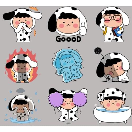 24 cute kids scrapbook stickers for children, DIY laptop suitcase skateboard motorcycle bicycle toy