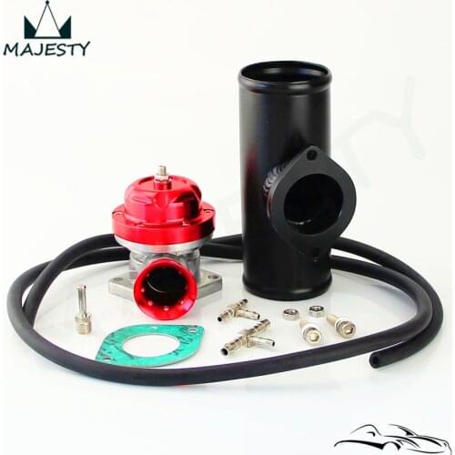 For Type-S/RS Turbo Charger BOV Blow Off Valve + 2.36" Alloy Flange Adapter Pipe