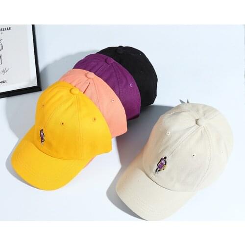 Doitbest 2021 cotton baseball caps dad hat for women men Cartoon character spring sports snapback cap summer gorras hombre