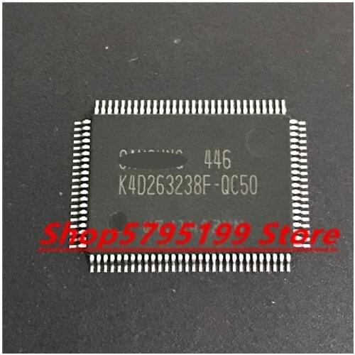 K4D263238F-QC50 K4D263238F-QC K4D263238F K4D263238 TQFP100 5pcs