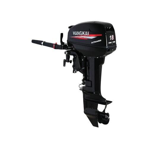 Strong powerTwo-stroke 3.5HP / 18HP external fuel tank, four-stroke 4.0HP / 7.0HP fuel tank head 44CM outboard gasoline engine