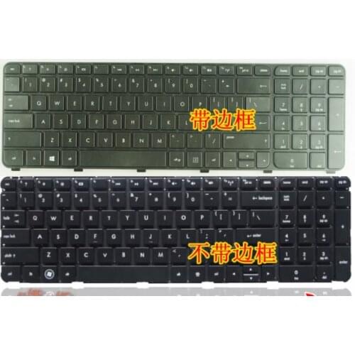 Free shipping Genuine NEW for HP DV7-7000 dv7t-7000 dv7-7100 US Black Laptop Keyboard with frame