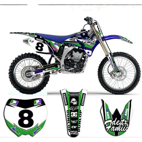 New Style TEAM GRAPHICS DECALS STICKERS Kits for Yamaha YZ250F YZ450F 2006 2007 2008 2009 YZF250 YZF450 YZF 250 450 YZ 250F 450F