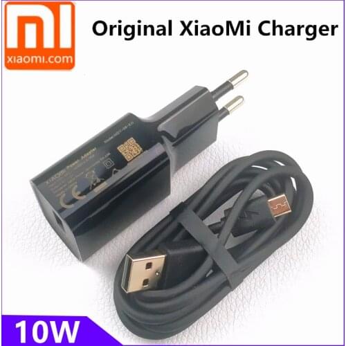 Original EU XIAOMI Mi Charger For Redmi Note 2 3 4 5 plus 6 pro 4X 6a 5a 4a S2 3S 5V/2A Usb Wall travel Power adapter