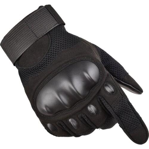 Touch Screen Hard Knuckle Tactical Gloves Army Military Combat Airsoft Outdoor Climbing Shooting Paintball Full Finger Glove Men