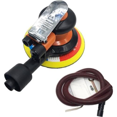 6" 11000rpm Impulse Pneumatic Polisher Air Eccentric Orbital Sanders Cars Buffing Polisher Air Tools