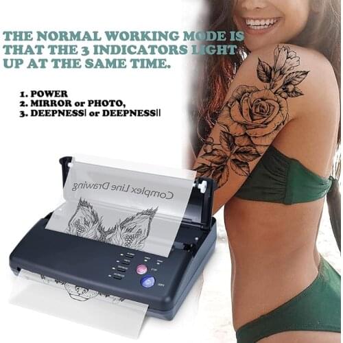 Professional Tattoo Stencil Maker Transfer Machine Flash Thermal Copier Printer Supplies Tool